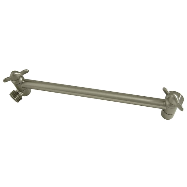 Kingston Brass 10" HighLow Shower Arm Adjustable, Brushed Nickel